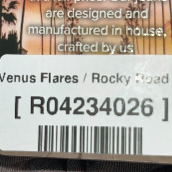 REVICE DENIM VENUS FLARES IN ROCKY ROAD NEW WITH TAGS  HIGH WAIST FLARE W28 TALL - Picture 10 of 13